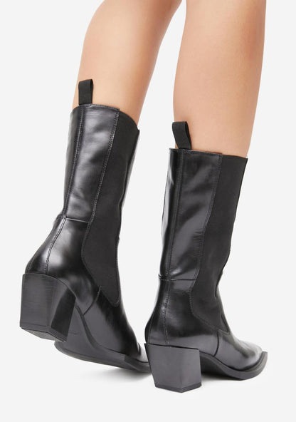 Alina Leather Chelsea Boots