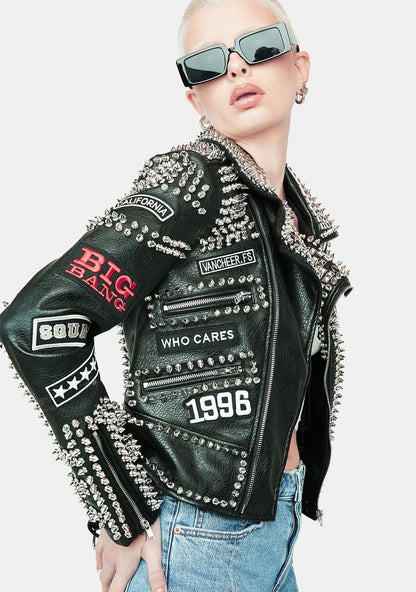 ACDC Studded Moto Jacket