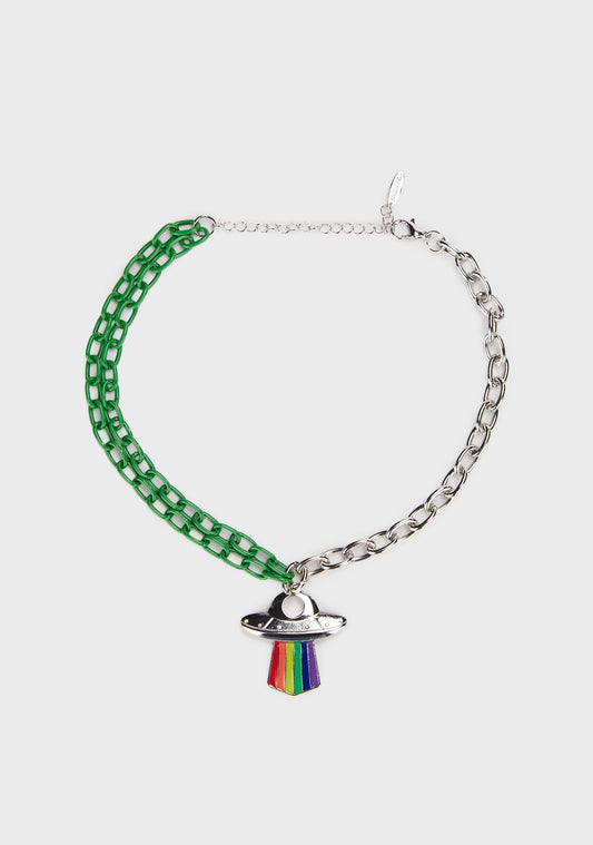Alien Abduction Chain Necklace