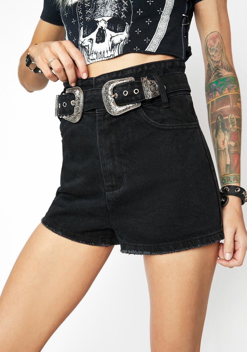 All Bets Are Off High Waist Shorts