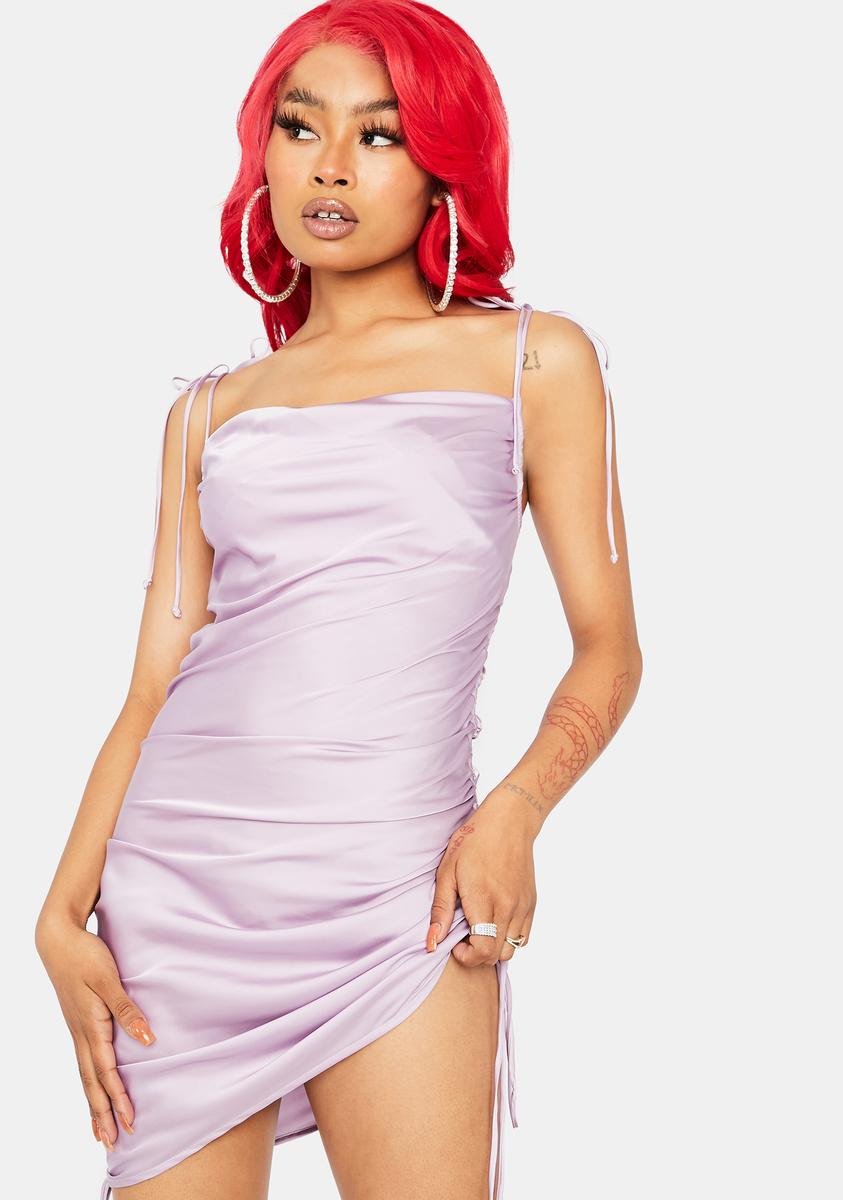 All Dolled Up Satin Dress