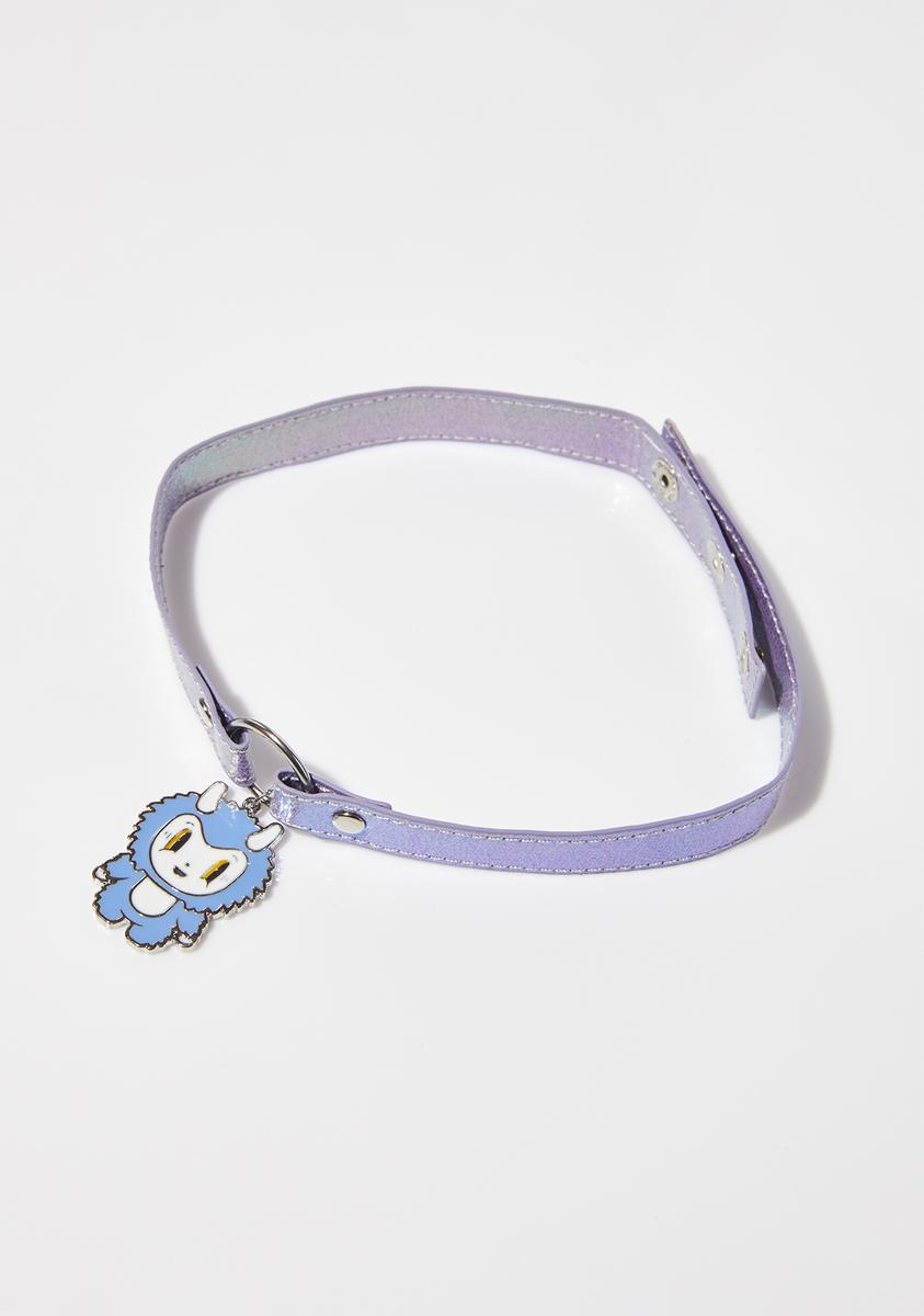 Abominally Cute Yeti Choker Necklace