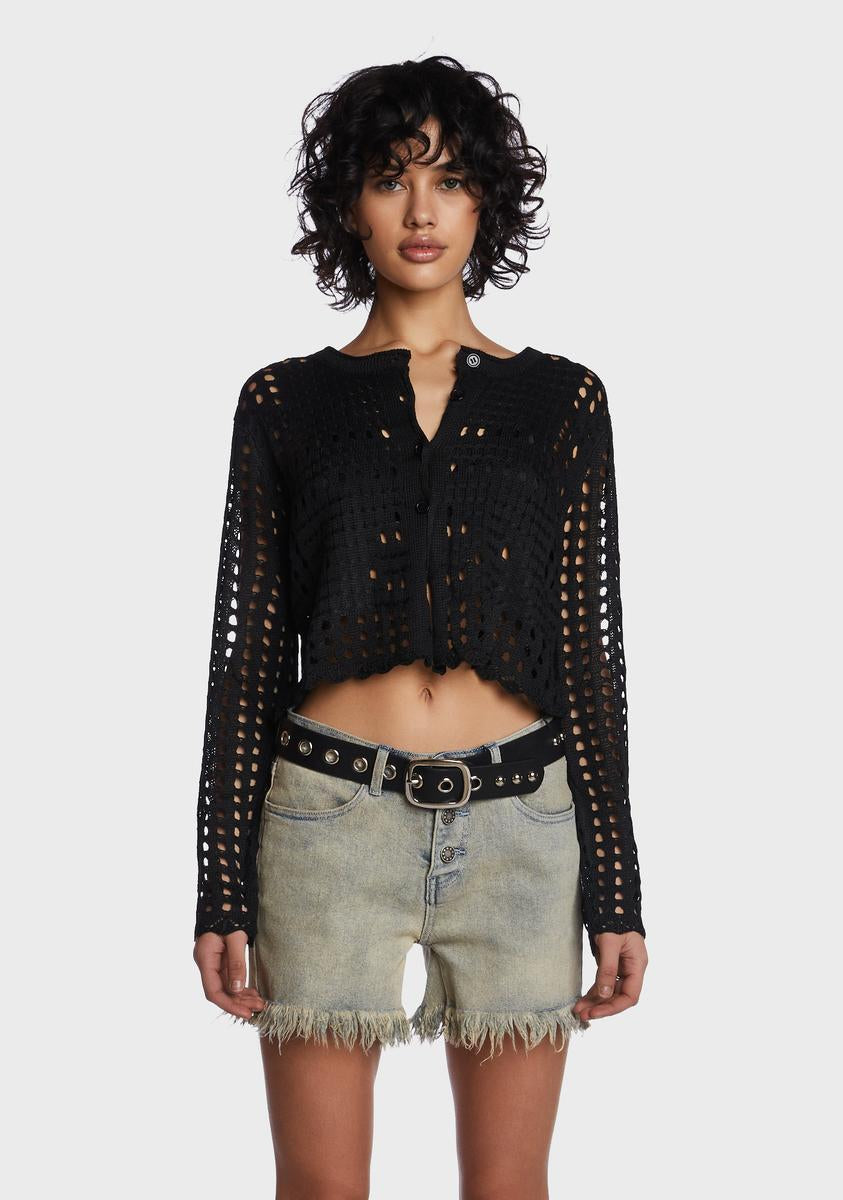All That Aware Cropped Cardigan