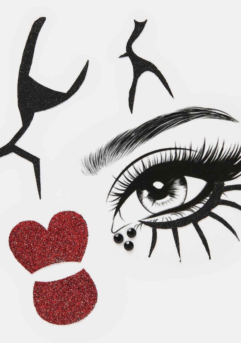 All Dolled Up Face Stickers