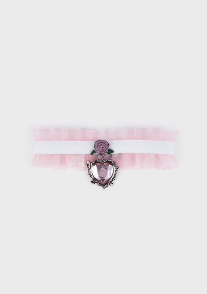 Adorned Presents Heart Choker