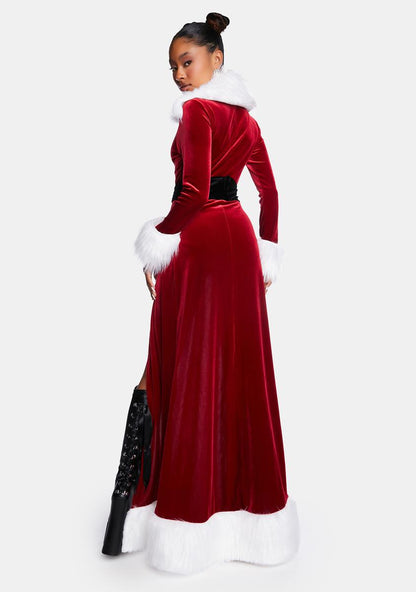 3PC Sexy Miss Claus Costume Set