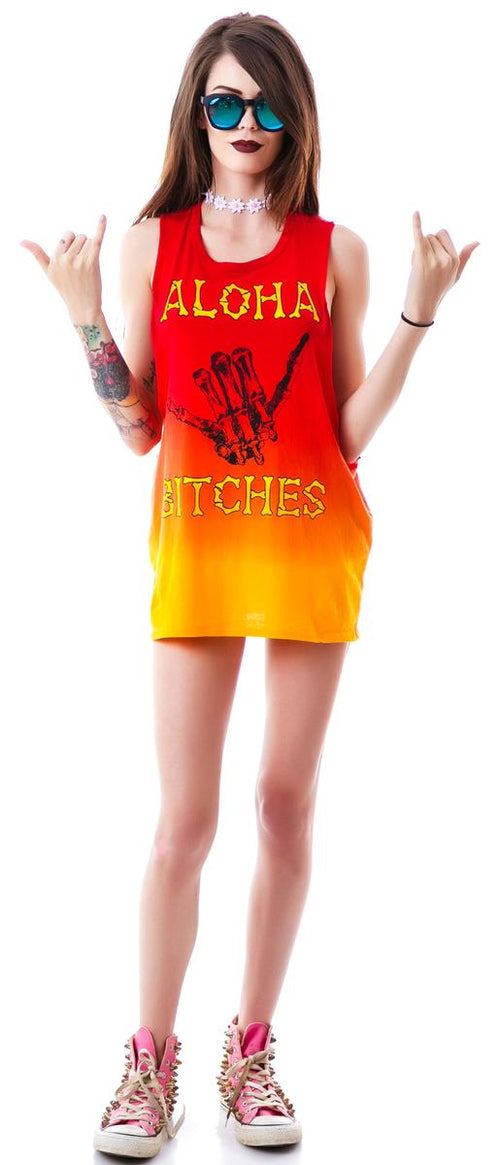 Aloha Bitches Muscle Tank